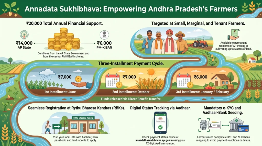 annadata sukhibhava status